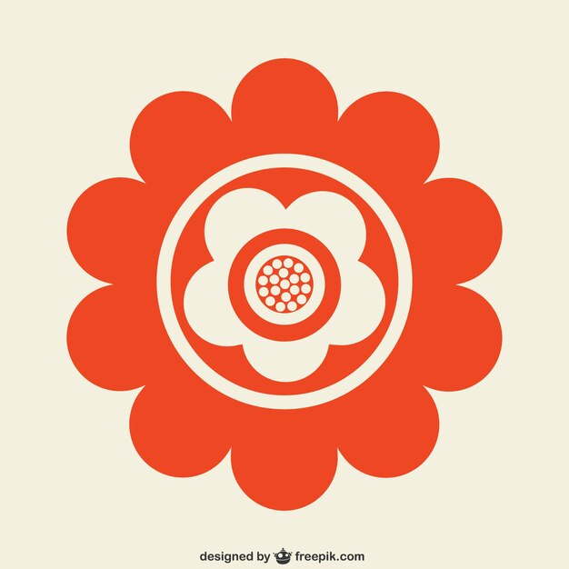 Download Vintage flower Vector | Free Download