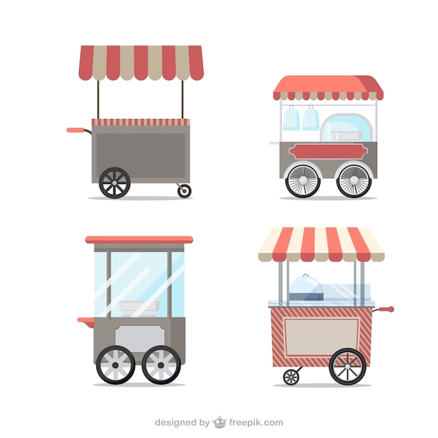 Vintage food carts