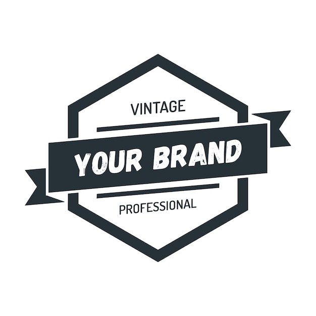 Download Free Vintage Hipster Badge Logo Design Premium Vector Use our free logo maker to create a logo and build your brand. Put your logo on business cards, promotional products, or your website for brand visibility.