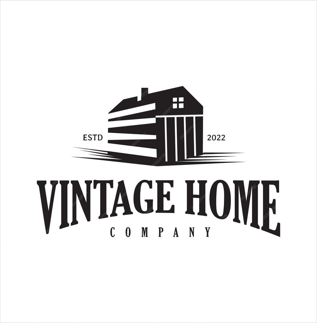 Premium Vector | Vintage home logo for architectural icon vector template