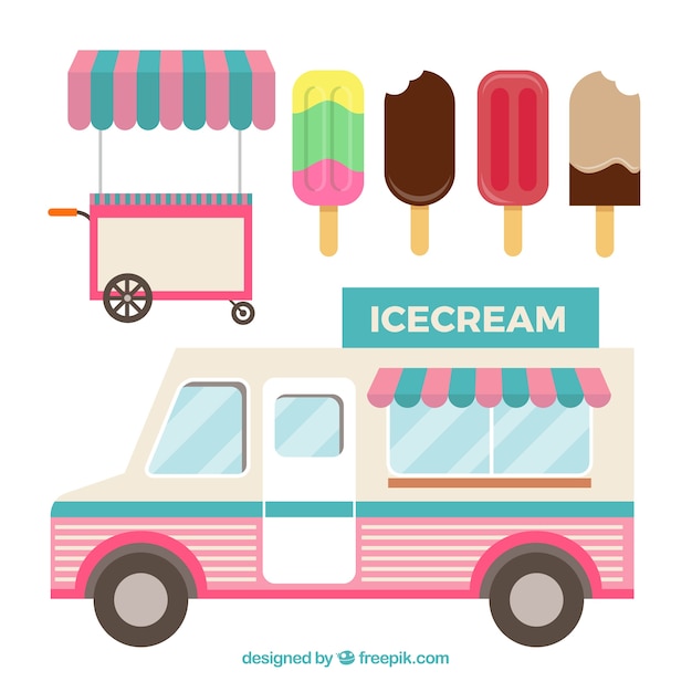 ice cream cart clipart - photo #30