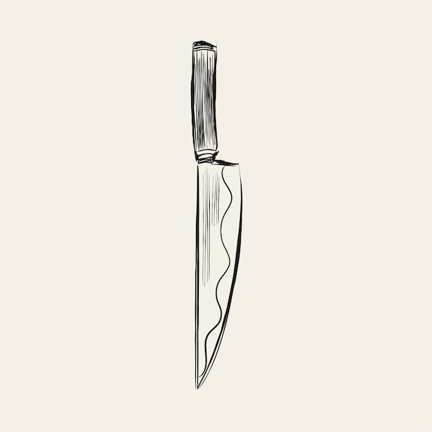 ナイフのヴィンテージイラスト 無料のベクター