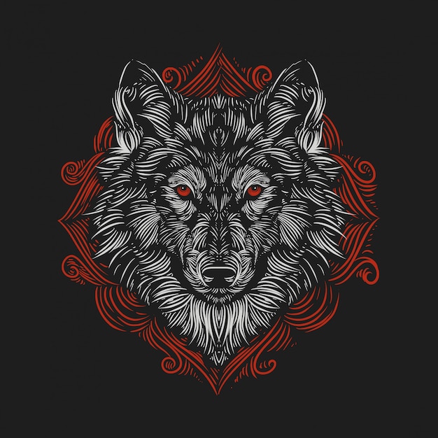 Download Transparent Background Wolf Head Logo Png PSD - Free PSD Mockup Templates