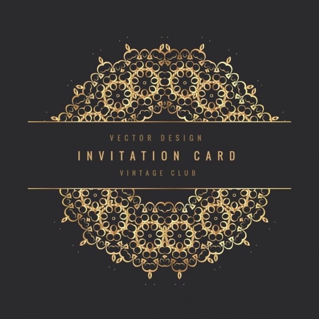 Vintage Invitation Card 3