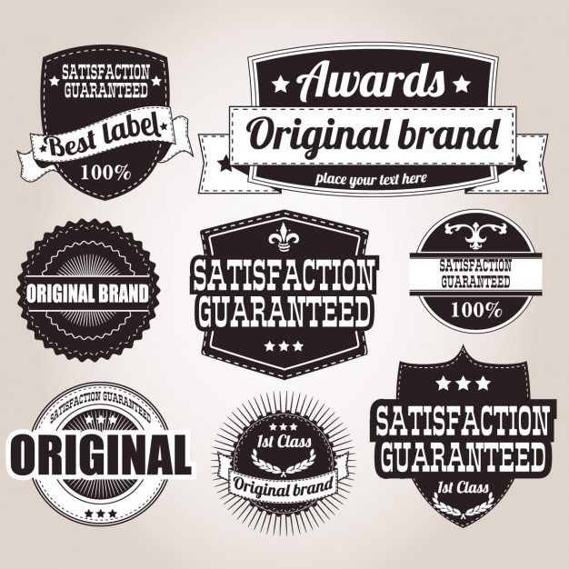 Download Free Vector | Vintage labels collection