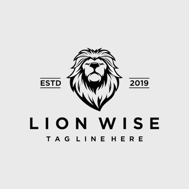 Download Free Vintage Lion With Wise Face Logo Design Premium Vector Use our free logo maker to create a logo and build your brand. Put your logo on business cards, promotional products, or your website for brand visibility.