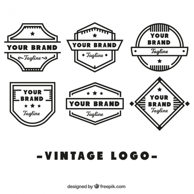 Free Vector | Vintage logo collection
