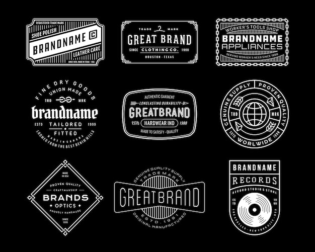 Download Free Vintage Logo Premium Vector Use our free logo maker to create a logo and build your brand. Put your logo on business cards, promotional products, or your website for brand visibility.