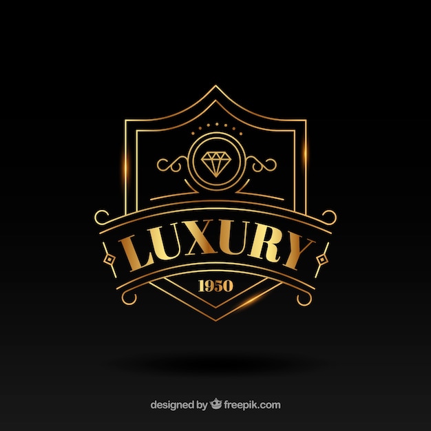Vintage and luxury logo template Vector | Free Download