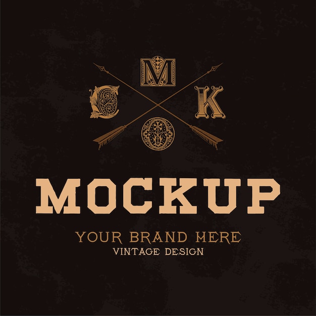 Download Free Vintage Mockup Logo Design Vector Free Vector Use our free logo maker to create a logo and build your brand. Put your logo on business cards, promotional products, or your website for brand visibility.