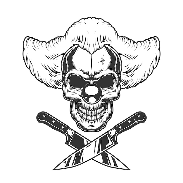 Featured image of post Evil Clown Skull Tattoo Clown tattoo on pinterest creepy drawings skull drawings and tattoo