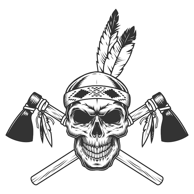 Indian Skull SVG