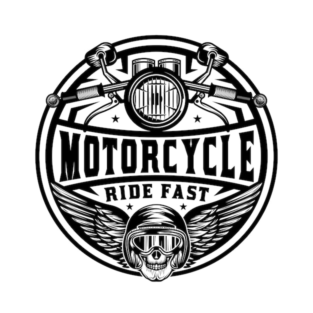 Premium Vector | Vintage motorcycle repair logo