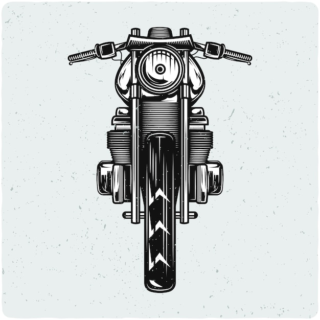 Premium Vector | Vintage motorcycle