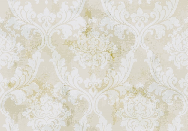 Vintage ornament seamless pattern. baroque rococo texture luxury design ...