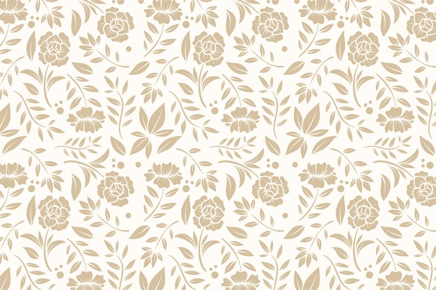 Ornamental Vintage Floral Background