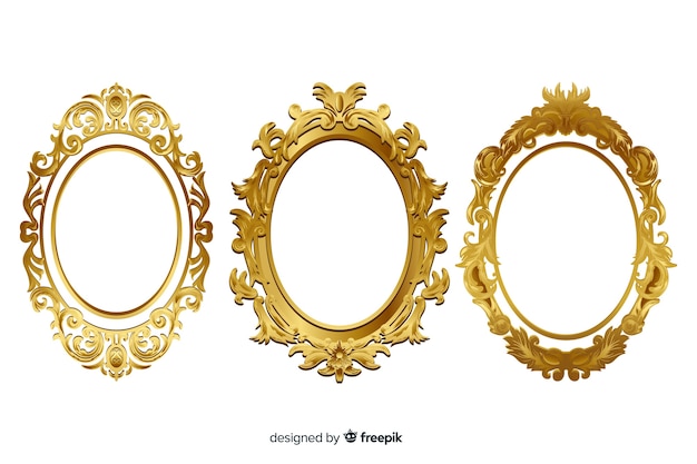 Download Vintage ornamental frame collection | Free Vector