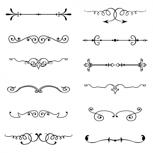 clipart vintage lines - photo #4