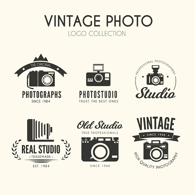 Download Free Download Free Vintage Photo Logo Collecti Vector Freepik Use our free logo maker to create a logo and build your brand. Put your logo on business cards, promotional products, or your website for brand visibility.