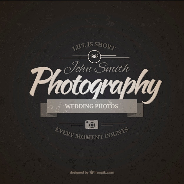 Download Free Vintage Photography Badge Free Vector Use our free logo maker to create a logo and build your brand. Put your logo on business cards, promotional products, or your website for brand visibility.