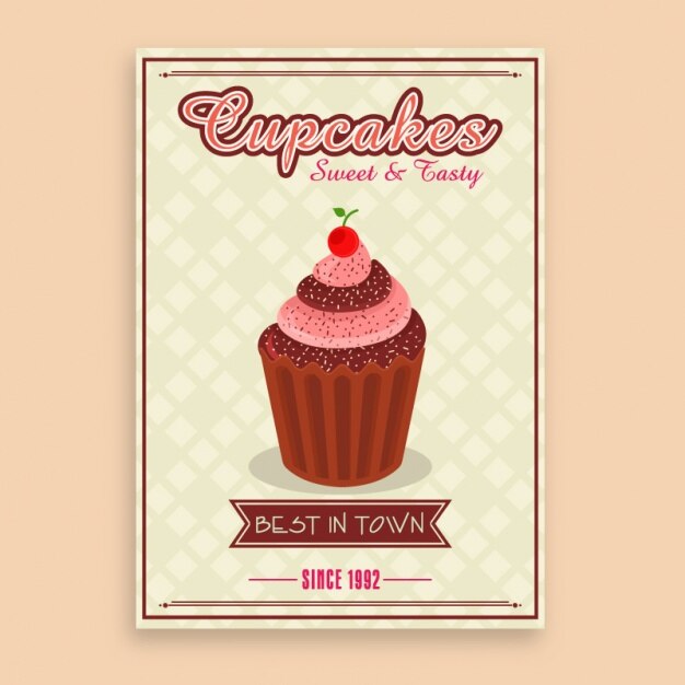 premium-vector-vintage-poster-template-with-tasty-cupcake