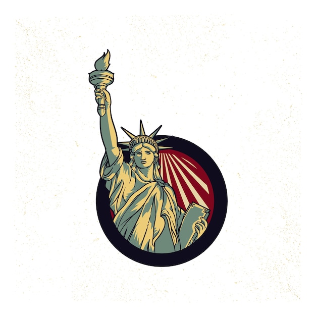 premium-vector-vintage-propaganda-of-usa-liberty-statue-logo