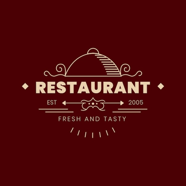 Vintage restaurant logo | Free Vector