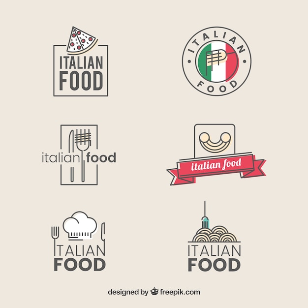 Download Free Vintage Restaurant Logos Collection Of Italian Free Vector Use our free logo maker to create a logo and build your brand. Put your logo on business cards, promotional products, or your website for brand visibility.