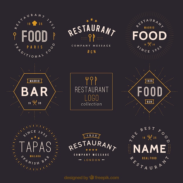 Vintage Restaurant Logos