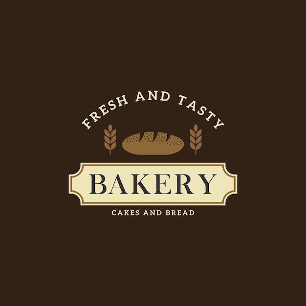 Premium Vector | Vintage retro bakery logo badges and labels stock vector