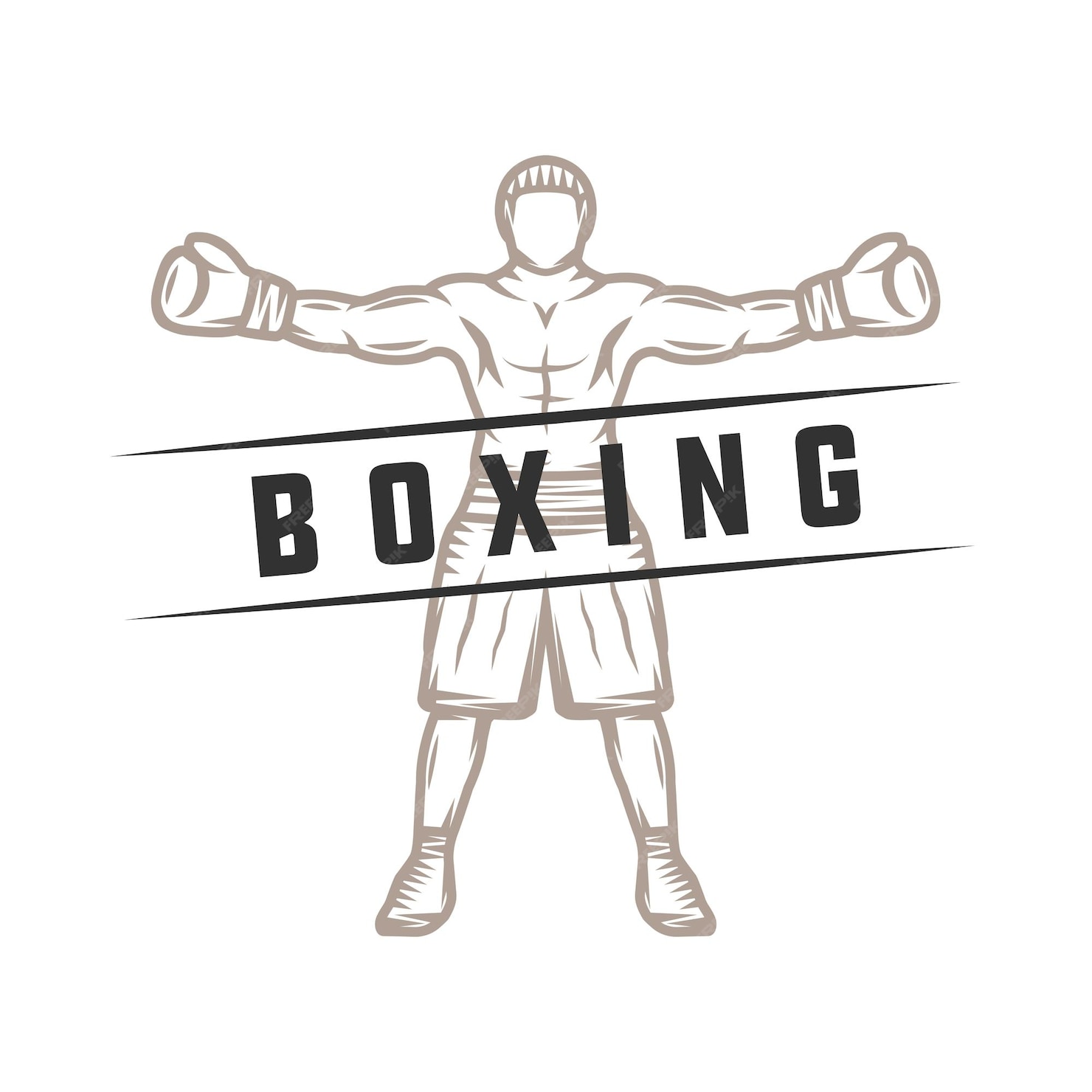 Premium Vector | Vintage retro boxer. can be used for logo, badge ...