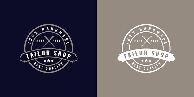 Download Vector Tailor Shop Logo PSD - Free PSD Mockup Templates