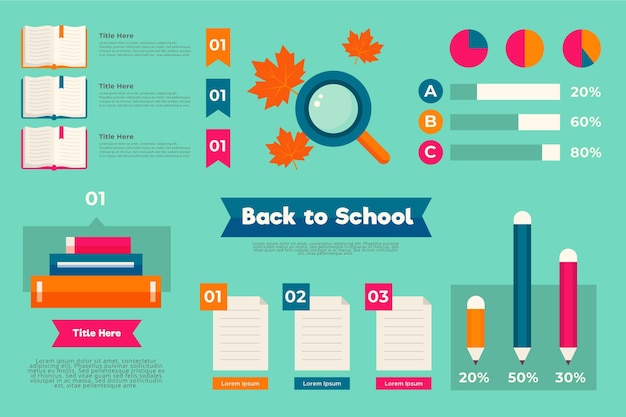 school infographic icons school infographic icons