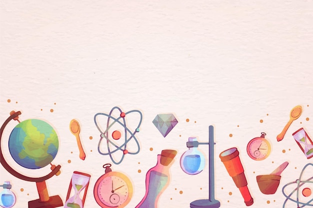 Vintage science background | Free Vector