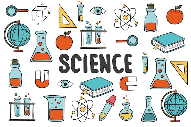 Vintage science education background | Free Vector