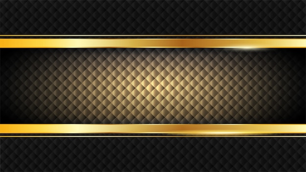 Vintage shiny golden frame Vector | Premium Download