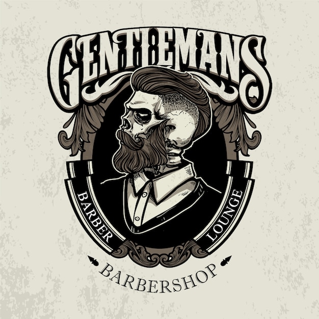 Download Free Vintage Skull Barbershop Premium Vector Use our free logo maker to create a logo and build your brand. Put your logo on business cards, promotional products, or your website for brand visibility.