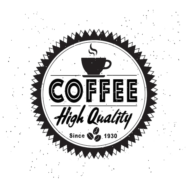 Download Free Vintage Style Fashion Logo Of Coffee Shop On White Background Use our free logo maker to create a logo and build your brand. Put your logo on business cards, promotional products, or your website for brand visibility.