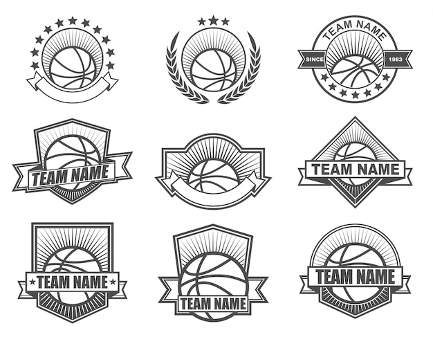 Download Free Vintage Style Logo Design For Basketball Team Premium Vector Use our free logo maker to create a logo and build your brand. Put your logo on business cards, promotional products, or your website for brand visibility.