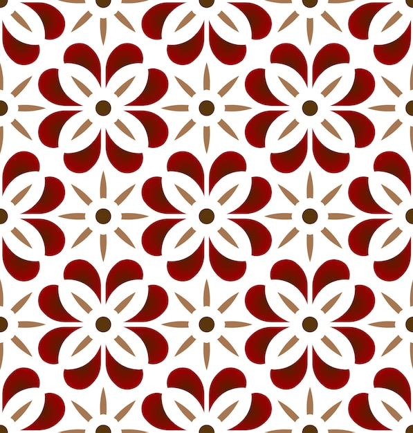 Download Vintage tile pattern Vector | Premium Download