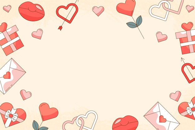 vintage valentines day background