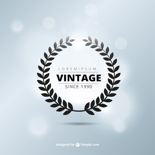 Download Vintage wreath Vector | Free Download