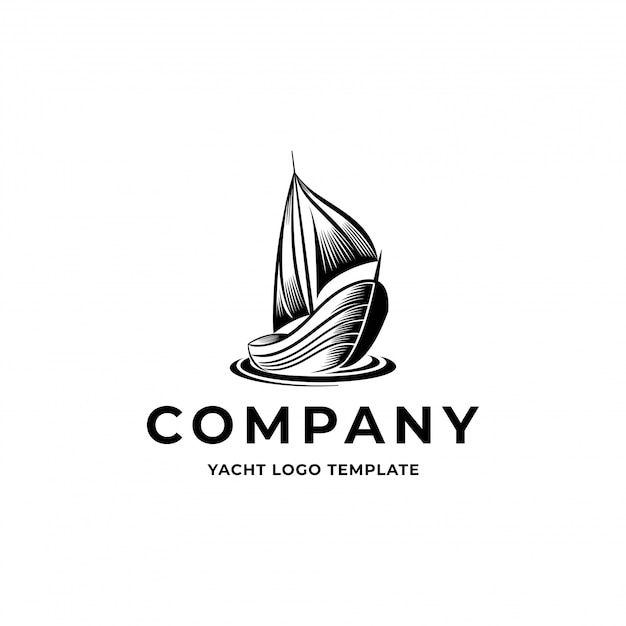 Premium Vector Vintage Yacht Logo