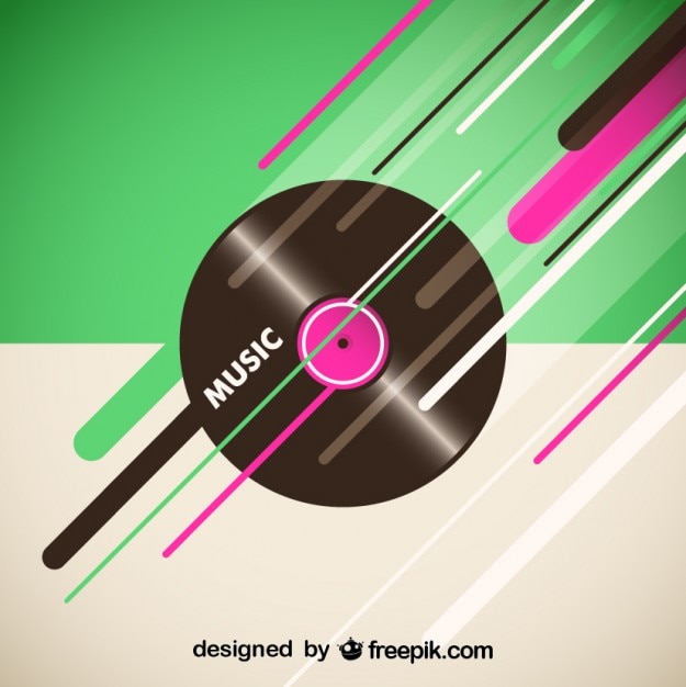 Download Free Vector | Vinyl record background