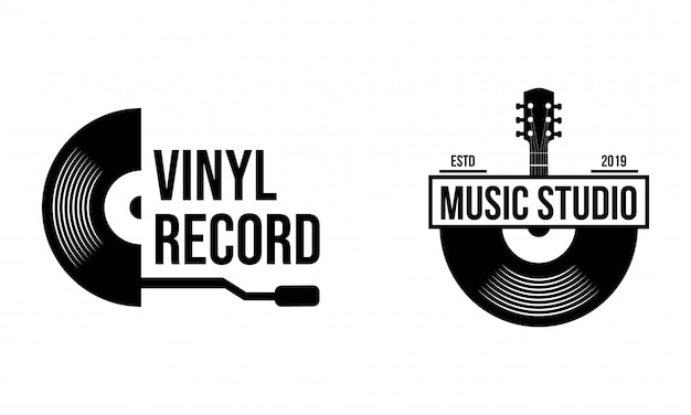 Download Premium Vector | Vinyl record logo template. music icon or ...