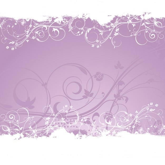 Free Vector | Violet floral background