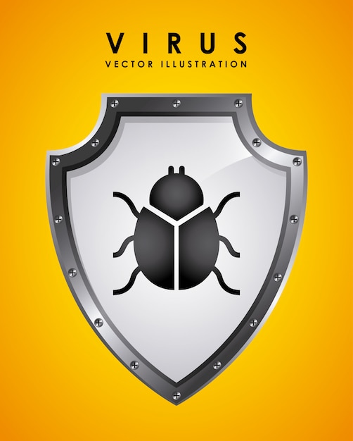 Free Vector | Virus graphic design vector illustration