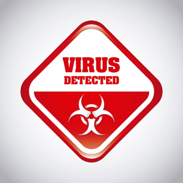 Free Vector | Virus graphic design vector illustration