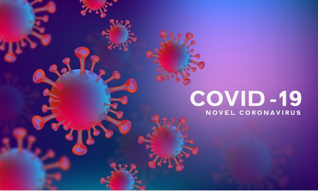 Premium Vector | Virus infection flu background design