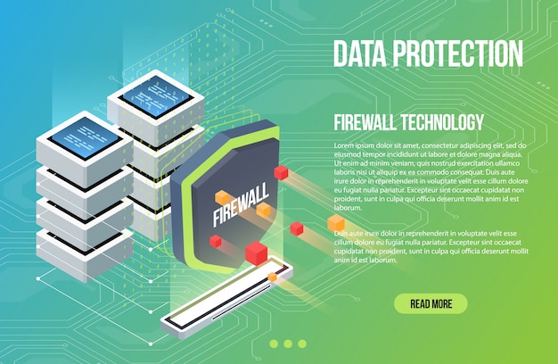 Virus scan security malware. shield guard isometric flat vector illustration. cyber crime and data protection. database and server data guarding. Premium Vector